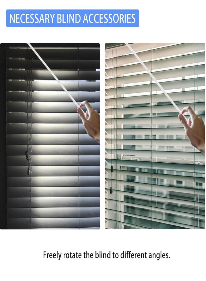 Seprochoo 4 PCS Fiberglass Blind Wand Replacement Parts - Stick Accessory for Vertical Blinds (4, 30inch) - Image 4